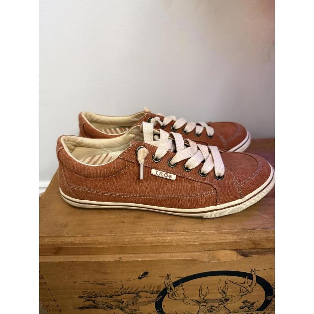 Taos Moc Star canvas sneakers in a terracotta Size 6 - Picture 6 of 8
